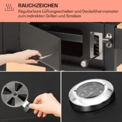 Aberdeen Single Holzkohlegrill -Optimal Küchengeräte Geschäft 10040292 de 0005 usp