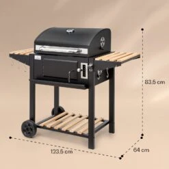 Aberdeen Single Holzkohlegrill -Optimal Küchengeräte Geschäft 10040292 yy 0011 dimensions