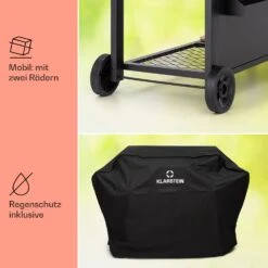 Aberdeen Kombi-Grill Gas Kohle Smoker Thermometer 2 Seitentische Mobil 18 Aberdeen Kombi-Grill Gas Kohle Smoker Thermometer 2 Seitentische Mobil -Optimal Küchengeräte Geschäft 10040294 de 0008 usp