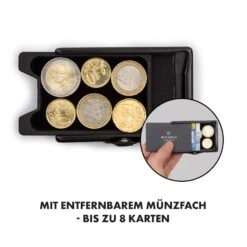 ZNAP Airtag Wallet 8 Karten Münzfach 9x1,5x6 Cm (BxHxT) RFID-Schutz -Optimal Küchengeräte Geschäft 10040310 de 0004 logo