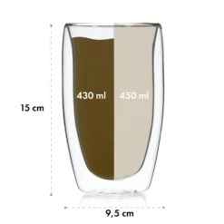 Glaswerk Carajillo Doppelwandige Thermogläser 450 Ml Handgemacht Borosilikatglas 15 Glaswerk Carajillo Doppelwandige Thermogläser 450 Ml Handgemacht Borosilikatglas -Optimal Küchengeräte Geschäft 10040320 yy 0007 dimensions
