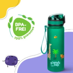 Schmatzfatz Trinkflasche Sportflasche 500 Ml 24 Cm Tritan -Optimal Küchengeräte Geschäft 10040335 de 0002 usp