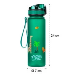 Schmatzfatz Trinkflasche Sportflasche 500 Ml 24 Cm Tritan -Optimal Küchengeräte Geschäft 10040335 yy 0008 usp