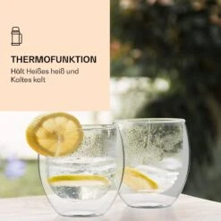 DUOS Jumbo Doppelwandiges Glas 410 Ml Thermofunktion Inkl. Edelstahl-Löffel 12 DUOS Jumbo Doppelwandiges Glas 410 Ml Thermofunktion Inkl. Edelstahl-Löffel -Optimal Küchengeräte Geschäft 10040389 de 0004 logo