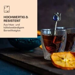 DUOS Doppelwandiges Glas 80 Ml Thermofunktion Inkl. Edelstahl-Löffel -Optimal Küchengeräte Geschäft 10040392 de 0003 logo
