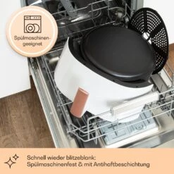 Air Bloom Heißluftfritteuse Dampffunktion 1500W 7,5 Liter 16 Programme 13 Air Bloom Heißluftfritteuse Dampffunktion 1500W 7,5 Liter 16 Programme -Optimal Küchengeräte Geschäft 10040496 de 0005 usp