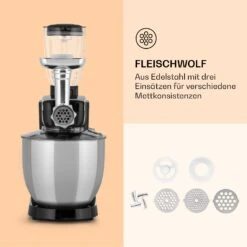 Renata Rossa Küchenmaschine 3-in-1 2000W 2,7PS 5Ltr Edelstahl BPA-frei 14 Renata Rossa Küchenmaschine 3-in-1 2000W 2,7PS 5Ltr Edelstahl BPA-frei -Optimal Küchengeräte Geschäft 10040500 de 0005 logo