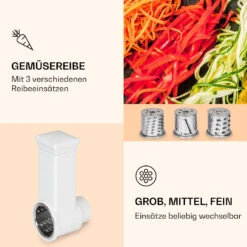 Renata Salat-Reibeaufsatz Zubehör Grob, Mittel, Fein 7 Renata Salat-Reibeaufsatz Zubehör Grob, Mittel, Fein -Optimal Küchengeräte Geschäft 10040501 de 0002 logo