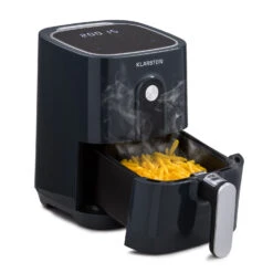 Crisp-Pro Heißluftfritteuse Air Fryer 1400W 2,8 Ltr Timer Edelstahl