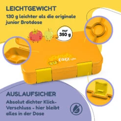 Schmatzfatz By Lite Lunchbox 6 Fächer 20,8x4,5x15 Cm BPA-frei Tritan -Optimal Küchengeräte Geschäft 10040717 de 0003 logo