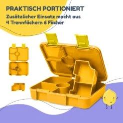 Schmatzfatz By Lite Lunchbox 6 Fächer 20,8x4,5x15 Cm BPA-frei Tritan -Optimal Küchengeräte Geschäft 10040717 de 0004 logo
