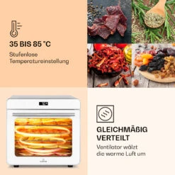 Shaftesbury Dörrautomat 700W Timer-Funktion 35-85°C Digitales Touch-Display -Optimal Küchengeräte Geschäft 10040728 de 0004 logo