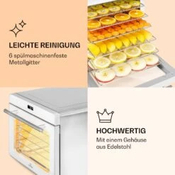 Shaftesbury Dörrautomat 700W Timer-Funktion 35-85°C Digitales Touch-Display -Optimal Küchengeräte Geschäft 10040728 de 0005 logo