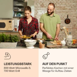 Julieta Mikrowelle Mit Grill 20l 700 / 800 W Ø25,5cm 8 Programme -Optimal Küchengeräte Geschäft 10040731 de 0002 logo