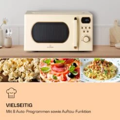 Julieta Mikrowelle Mit Grill 20l 700 / 800 W Ø25,5cm 8 Programme -Optimal Küchengeräte Geschäft 10040731 de 0003 logo