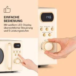 Julieta Mikrowelle Mit Grill 20l 700 / 800 W Ø25,5cm 8 Programme -Optimal Küchengeräte Geschäft 10040731 de 0005 logo