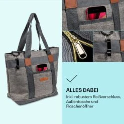 Kühltasche 19 Liter Isoliert Auslaufsicher 3 Tragemöglichkeiten -Optimal Küchengeräte Geschäft 10040852 de 0005 logo