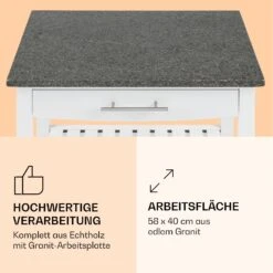 Tennessee Servierwagen Küchenwagen 4 Etagen Holz Granit Mobil -Optimal Küchengeräte Geschäft 10041120 de 0003 logo