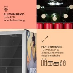 Beersafe 70 Birra Milano Edition Kühlschrank 70 Liter 3 Böden Panoramaglastür Edelstahl 14 Beersafe 70 Birra Milano Edition Kühlschrank 70 Liter 3 Böden Panoramaglastür Edelstahl -Optimal Küchengeräte Geschäft 10041179 de 0005 usp