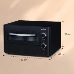 Arezzo Pizza-Ofen Herausnehmbarer Pizza-Stein Stahlgehäuse 1770 W 160 - 400 °C -Optimal Küchengeräte Geschäft 10041186 yy 0006 dimensions