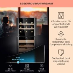 El Dorado 89 Humidor & Weinkühlschrank Touch 89L LED -Optimal Küchengeräte Geschäft 10041276 de 0003 logo