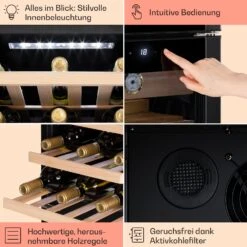 El Dorado 89 Humidor & Weinkühlschrank Touch 89L LED -Optimal Küchengeräte Geschäft 10041276 de 0005 logo