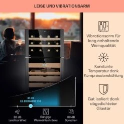 El Dorado 108 Humidor & Weinkühlschrank Touch 108L LED 13 El Dorado 108 Humidor & Weinkühlschrank Touch 108L LED -Optimal Küchengeräte Geschäft 10041277 de 0003 logo