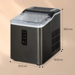 Albaron Supreme Eiswürfelmaschine Bullet 12kg/24h 1,5 Ltr Edelstahl 15 Albaron Supreme Eiswürfelmaschine Bullet 12kg/24h 1,5 Ltr Edelstahl -Optimal Küchengeräte Geschäft 10041360 yy 0007 dimensions