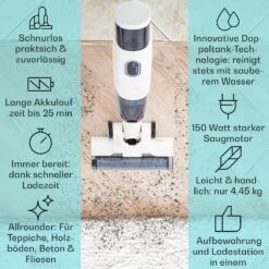Caswell Nass-/Trockensauger Kabellos Akkubetrieben LED-Display 12 Caswell Nass-/Trockensauger Kabellos Akkubetrieben LED-Display -Optimal Küchengeräte Geschäft 10041366 de 0002 usp