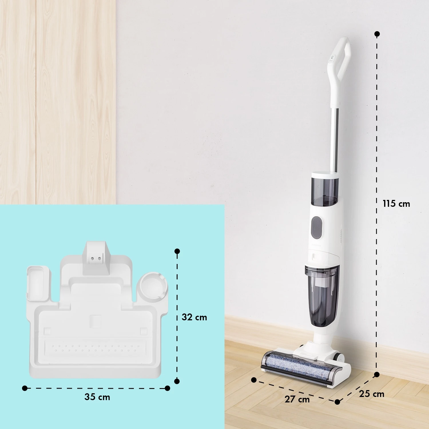 Caswell Nass-/Trockensauger Kabellos Akkubetrieben LED-Display 10 Caswell Nass-/Trockensauger Kabellos Akkubetrieben LED-Display – Bild 8