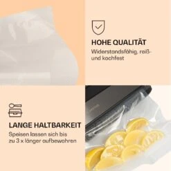 Forli Vakuumierbeutel 2 Rollen Je 28 X 300 Cm Widerstandsfähig Reißfest Kochfest -Optimal Küchengeräte Geschäft 10041375 de 0003 logo