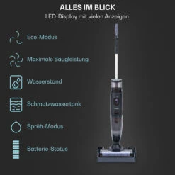 Caswell Plus Nass-/Trockensauger Kabellos Akkubetrieben LED-Display -Optimal Küchengeräte Geschäft 10041383 de 0005 usp