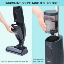 Caswell Plus Nass-/Trockensauger Kabellos Akkubetrieben LED-Display -Optimal Küchengeräte Geschäft 10041383 de 0007 usp