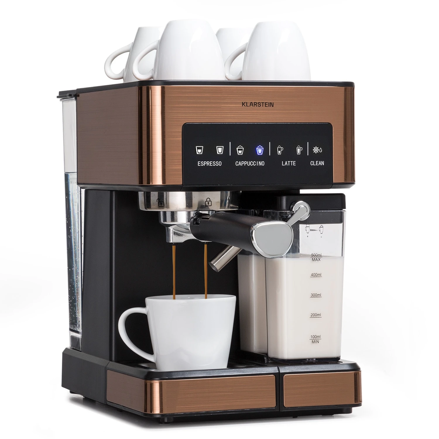 Arabica Comfort Espressomaschine 1350W 20 Bar 1,8l Touch-Bedienfeld 3 Arabica Comfort Espressomaschine 1350W 20 Bar 1,8l Touch-Bedienfeld