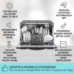 Havasia UV 6 Luminance Geschirrspüler UV Glasfront Freistehend 1380W -Optimal Küchengeräte Geschäft 10041827 de 0002 usp