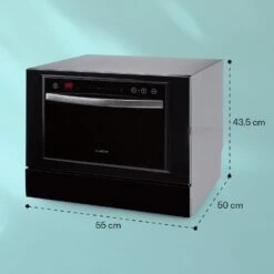 Havasia UV 6 Luminance Geschirrspüler UV Glasfront Freistehend 1380W -Optimal Küchengeräte Geschäft 10041827 yy 0007 dimensions