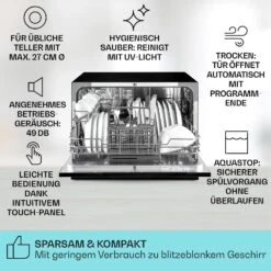 Havasia UV 8 Geschirrspüler UV-Licht Freistehend / Einbau 1620W -Optimal Küchengeräte Geschäft 10041829 de 0002 usp