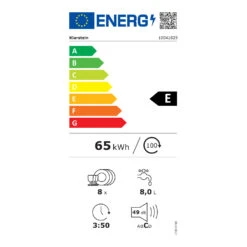 Havasia UV 8 Geschirrspüler UV-Licht Freistehend / Einbau 1620W -Optimal Küchengeräte Geschäft 10041829 energy label