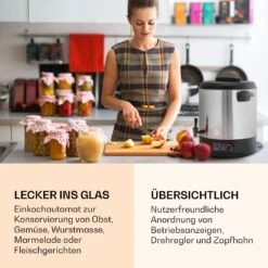 Abbey 25 Einkochautomat Getränkespender 25L 100°C 180min Edelstahl -Optimal Küchengeräte Geschäft 10041838 de 0002 logo