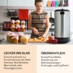 Abbey 60 Einkochautomat Getränkespender 60L 100°C 180min Edelstahl -Optimal Küchengeräte Geschäft 10041840 de 0002 logo