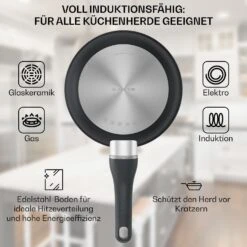 Noto Endurance Bratpfanne Ø20 Cm Geschmiedetes Aluminium Abnehmbarer Griff -Optimal Küchengeräte Geschäft 10045001 de 0005 usp