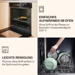 Noto Endurance Bratpfanne Ø20 Cm Geschmiedetes Aluminium Abnehmbarer Griff -Optimal Küchengeräte Geschäft 10045001 de 0007 usp