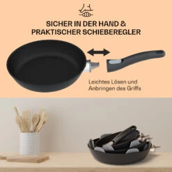 Noto Endurance Bratpfanne Ø24 Cm Geschmiedetes Aluminium Abnehmbarer Griff 14 Noto Endurance Bratpfanne Ø24 Cm Geschmiedetes Aluminium Abnehmbarer Griff -Optimal Küchengeräte Geschäft 10045002 de 0004 usp