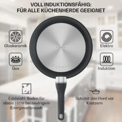 Noto Endurance Bratpfannen-Set Geschmiedetes Aluminium 3 Größen 2 Filz-Schoner 15 Noto Endurance Bratpfannen-Set Geschmiedetes Aluminium 3 Größen 2 Filz-Schoner -Optimal Küchengeräte Geschäft 10045004 de 0005 usp