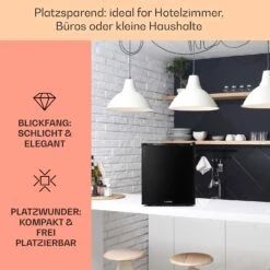 Happy Hour 38 Mini-Kühlschrank Minibar Getränkekühlschrank 38 L 26 DB -Optimal Küchengeräte Geschäft 10045045 de 0003 usp