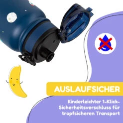 Wakaba Thermosflasche 550 Ml Edelstahl Tritan BPA-frei -Optimal Küchengeräte Geschäft 10045262 de 0003 usp