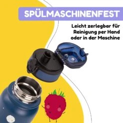 Wakaba Thermosflasche 550 Ml Edelstahl Tritan BPA-frei -Optimal Küchengeräte Geschäft 10045262 de 0004 usp