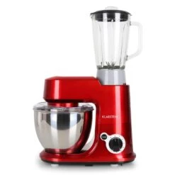 Carina Rossa Set 800W Küchenmaschine Plus 1,5L Blender Krug -Optimal Küchengeräte Geschäft 60000778 yy 0007 titel side Klarstein SET Carina Rossa Kuechenmaschine reedit
