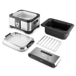 Tastemaker Foodlocker Sous-vide Set Schongarer Slow Cooker 6l 550 W -Optimal Küchengeräte Geschäft 60001605 yy 0006 front Klarstein Tastemaker Foodlocker Sous vide Set reedit