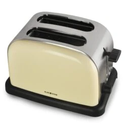 Aquavita Frühstücksset Creme Wasserkocher Toaster Creme -Optimal Küchengeräte Geschäft 60001826 yy 0004 titel title 2 toaster klarstein creme